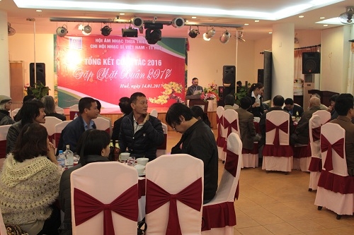 Hội Âm nhạc TT.Huế tổ chức Gặp mặt Xuân 2017