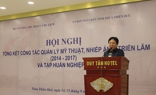 Hội nghị tổng kết công tác quản lý mỹ thuật, nhiếp ảnh, triển lãm và tập huấn nghiệp vụ (2014 - 2017)